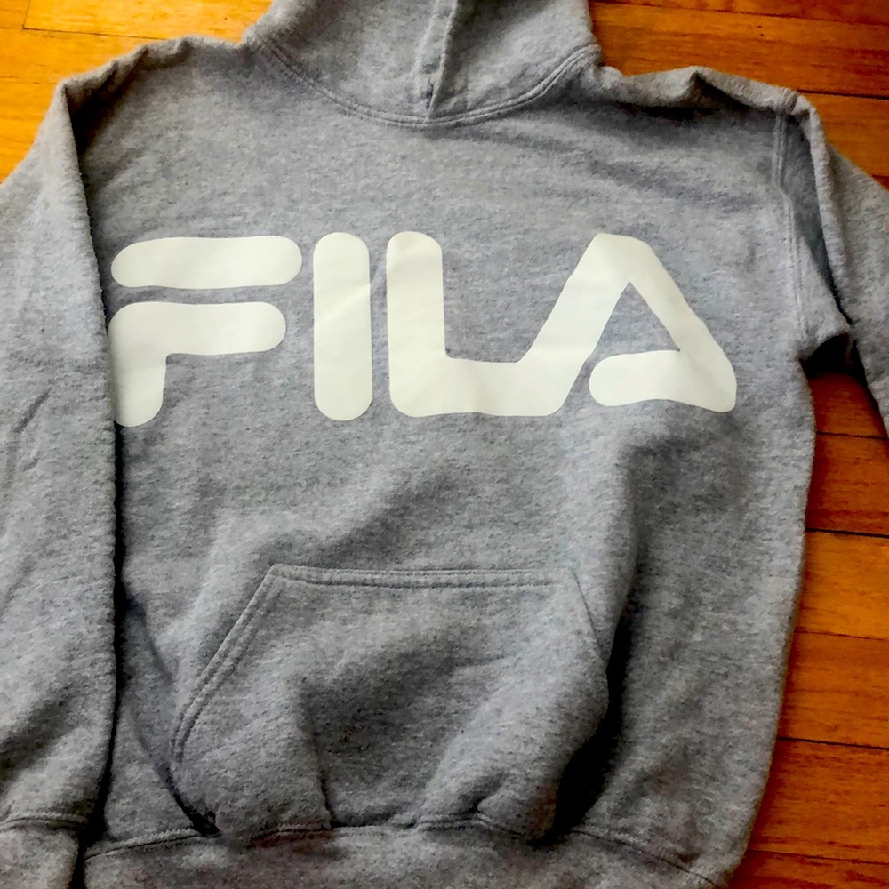 FILA grey reflective sweatshirt